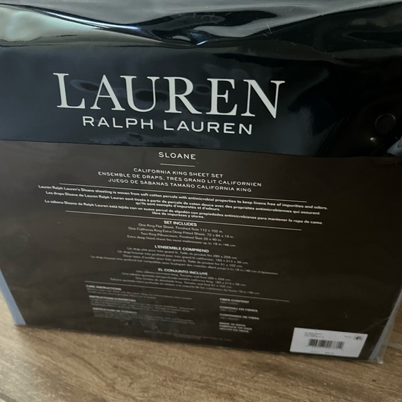 Ralph Lauren California King Sheet Set - Picture 7 of 8